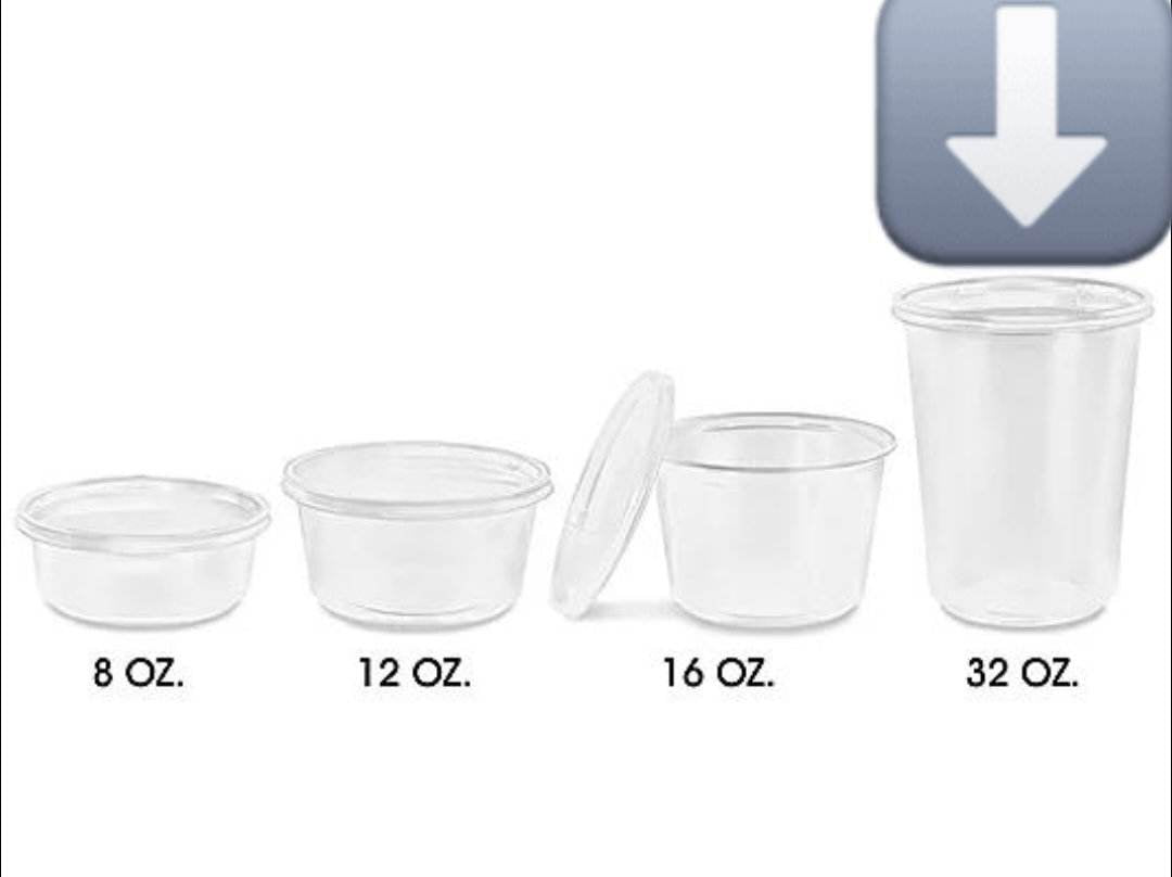 Deli Containers 32oz with Lids