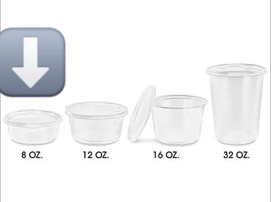 Deli Containers 8oz with Lids