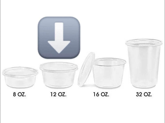 Deli Containers 12oz with Lids